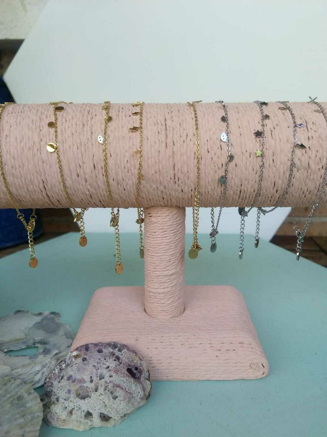 Pulsera Rayo - Ojo Turco - Estrella- Rosa de los vientos