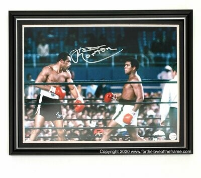 Ken Norton Stunning Hand Signed Luxury Framed Boxing Photo Display & COA