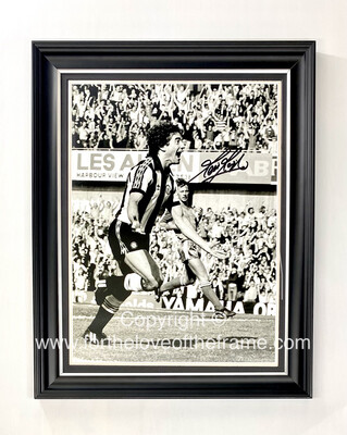 Kevin Keegan Stunning Hand Signed Newcastle United Football Soccer Photo in Luxury Handmade Wooden Display & Certificates of Authenticity
