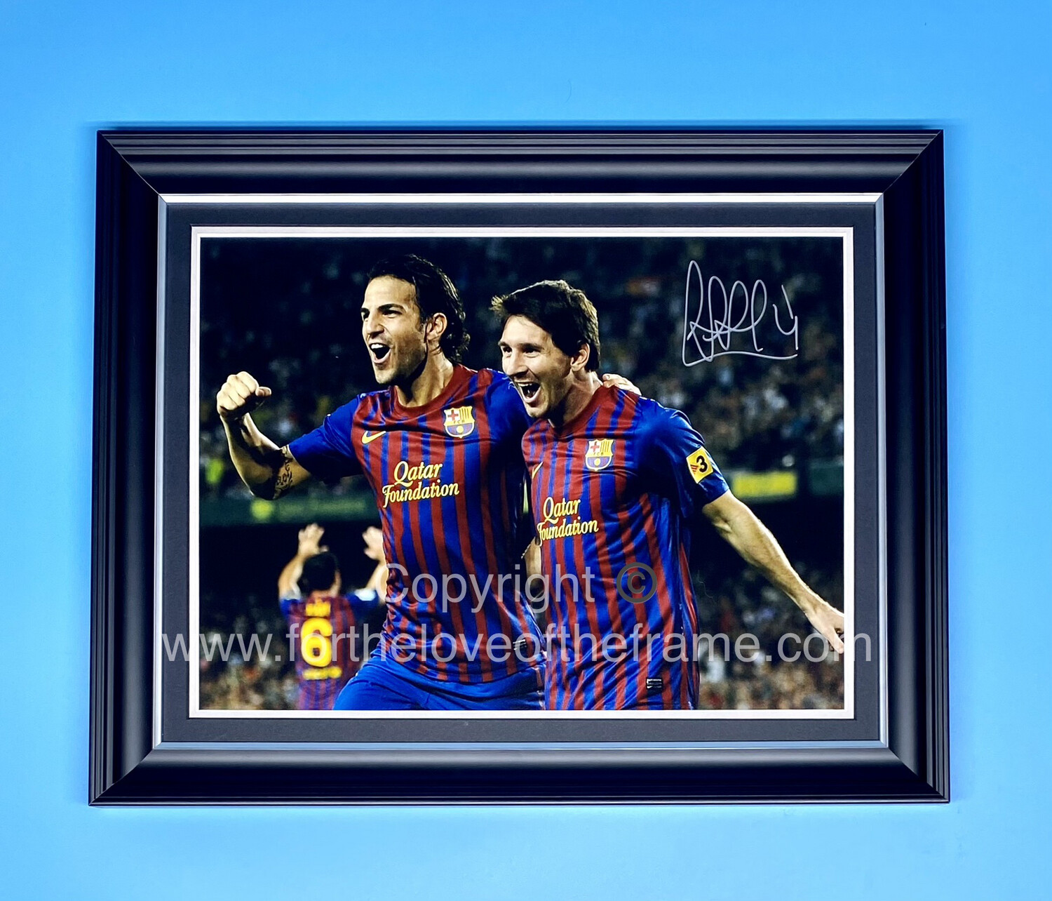 Cesc Fàbregas サイン入り写真 フレーム付き Cesc Fàbregas サイン入り写真 フレーム付き Cesc Fàbregas サイン入り