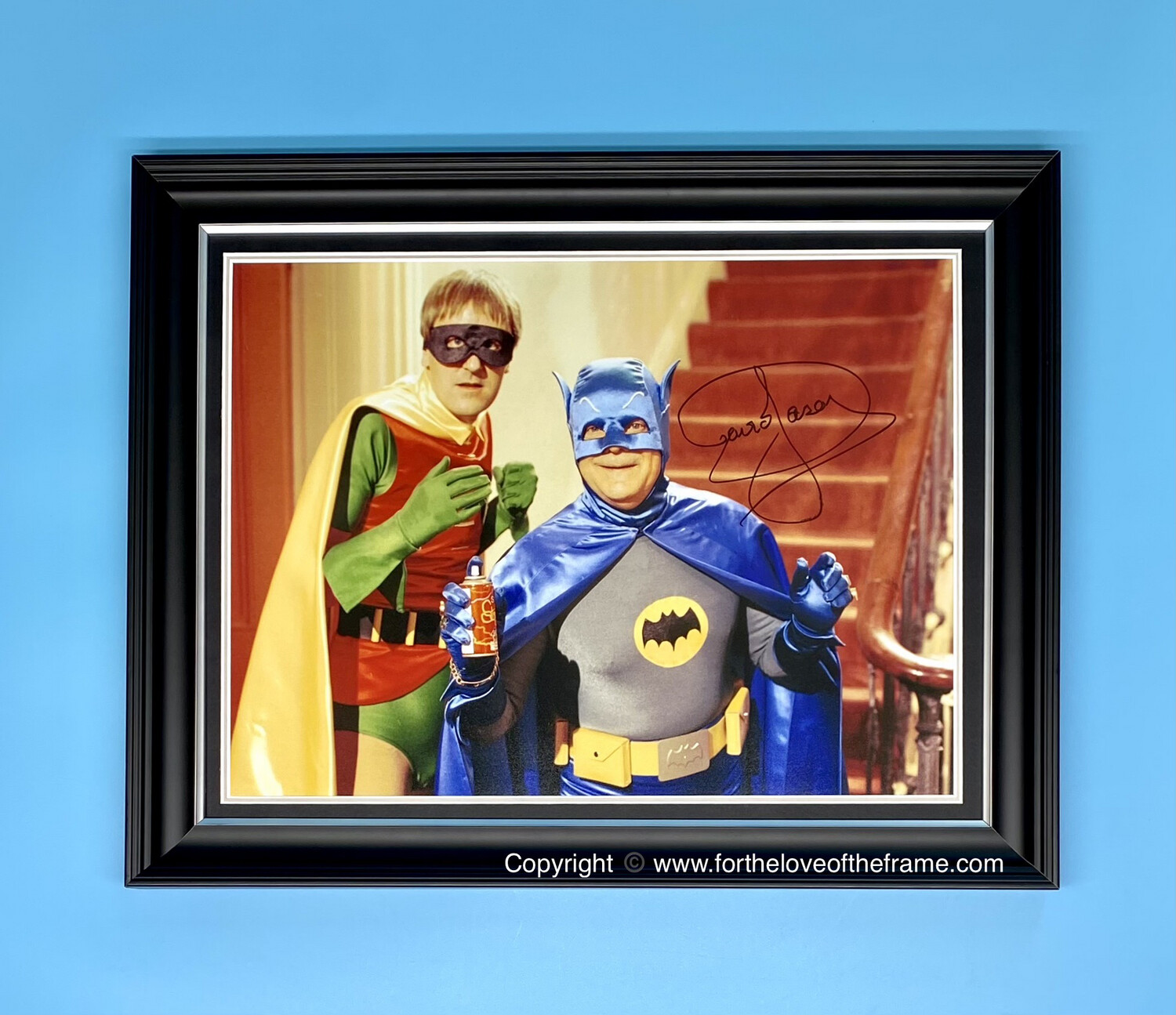 David Jason Del Boy Hand Signed Only Fools And Horses Luxury Framed Photo Display & COA