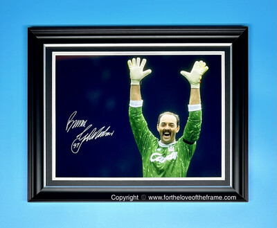 Bruce Grobbalear Stunning Hand Signed Liverpool FC Photo In Quality Handmade Wooden Display & Certificate Of Authenticity AFTAL