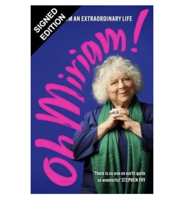 Miriam Margolyes - Oh Miriam First Edition Hand Signed Hardback Hardcover Book Autographed Memorabilia COA AFTAL
