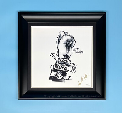 Terry Hall The Specials Signed Limited Edition Poster In Luxury Handmade Wooden Frame & AFTAL Member Certificate Of Authenticity Music Horace Panter Lynval Golding Autograph Memorabilia Photo