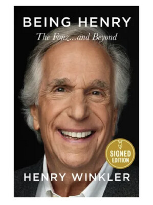 Henry Winkler Hand Signed First Edition Hardback Hardcover Book Being Henry. The Fonz….and Beyond 2023 Happy Days