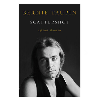 Bernie Taupin Scattershot US Import Edition Hand Signed Hardback Edition Hardcover Book Autographed Memorabilia COA AFTAL