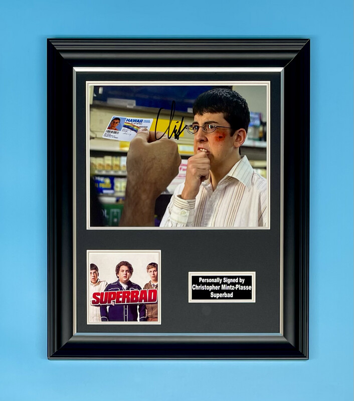 Christopher Mintz Plasse Signed Photo In Luxury Handmade Wooden Frame & AFTAL Member Certificate Of Authenticity Autograph Movie Film TV Memorabilia Superbad Mclovin Poster Christopher Mintz Plasse Signed Photo In Luxury Handmade Wooden Frame & AFTAL Member Certificate Of Authenticity Autograph Movie Film TV Memorabilia Superbad Mclovin Poster
