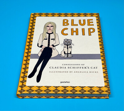 Blue Chip Hand Signed by Super Model Claudia Schiffer First Edition Hardback Hardcover Book 2024
