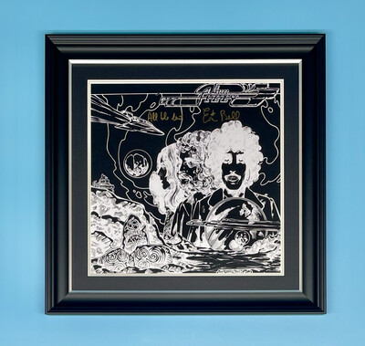 Eric Bell Signed Photo In Luxury Handmade Wooden Frame With AFTAL Member Certificate Of Authenticity Autograph Music Memorabilia Thin Lizzy Poster
