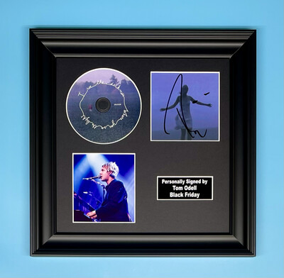 Tom Odell Signed Photo & CD In Luxury Handmade Wooden Frame & AFTAL Member Certificate Of Authenticity Autograph Music Memorabilia Poster Black Friday Cover