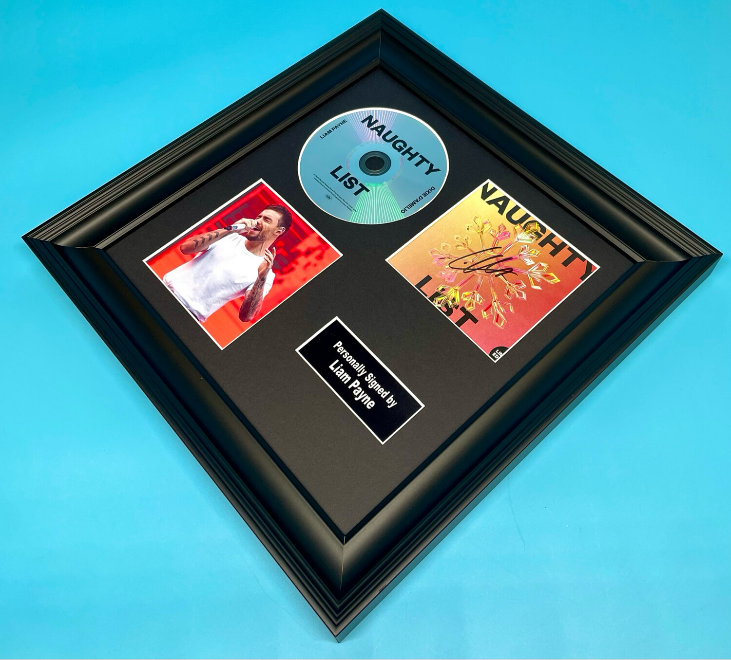 Liam Payne Signed & Framed Photo & CD & COA