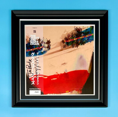 The Jesus And Mary Chain Signed Photo In Luxury Handmade Wooden Frame & Vinyl Record With AFTAL Member Certificate Of Authenticity Autograph Music Memorabilia Poster Glasgow Eyes