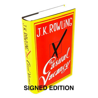J K Rowling (Harry Potter) The Casual Vacancy Hand Signed First Edition Hardback Hardcover Book 2012