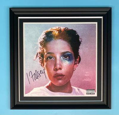 Halsey Signed Photo In Luxury Handmade Wooden Frame & AFTAL Member Certificate Of Authenticity Autograph Music Memorabilia Poster