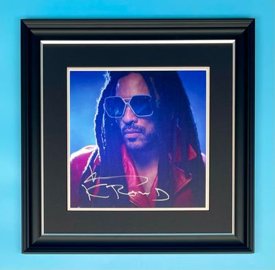 Lenny Kravitz Signed Photo In Luxury Handmade Wooden Frame & AFTAL Member Certificate Of Authenticity Autograph Music Memorabilia Poster