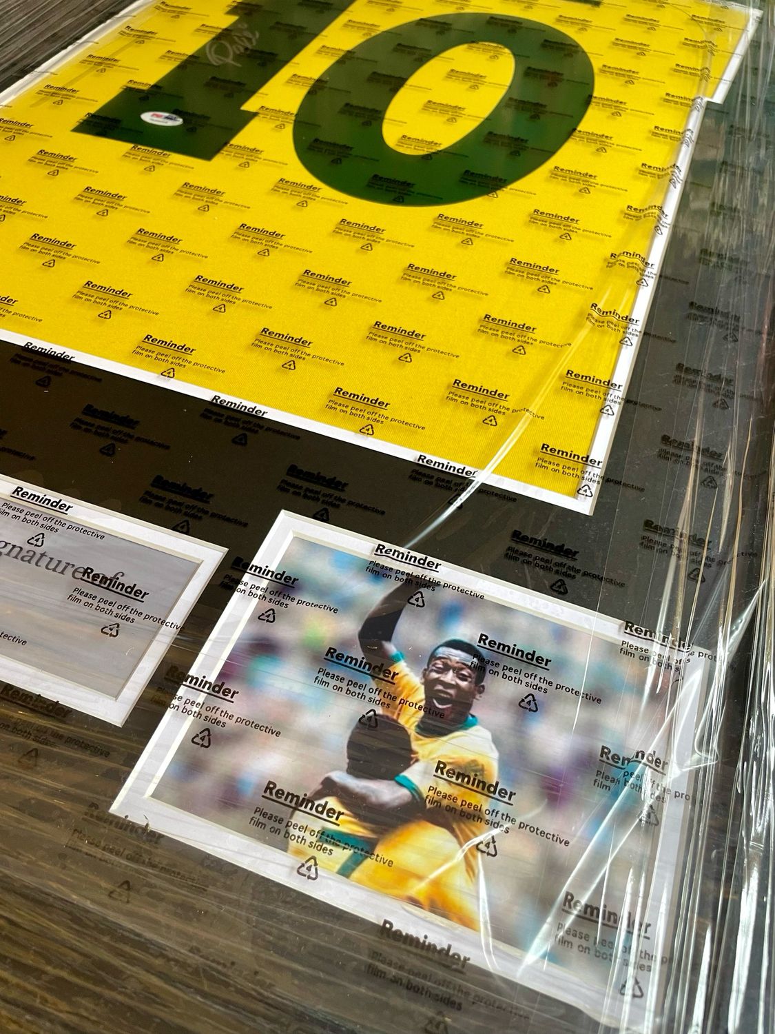 Maillot De Football Pelé Signé – Brésil – Avec Certificat D’authenticité Et Photo Preuve