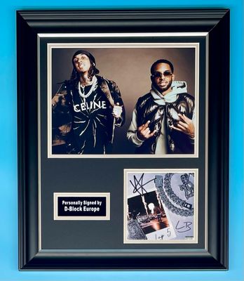 D Block Europe Signed Photo In Luxury Handmade Wooden Frame & AFTAL Member Certificate Of Authenticity Autograph Music Memorabilia Poster