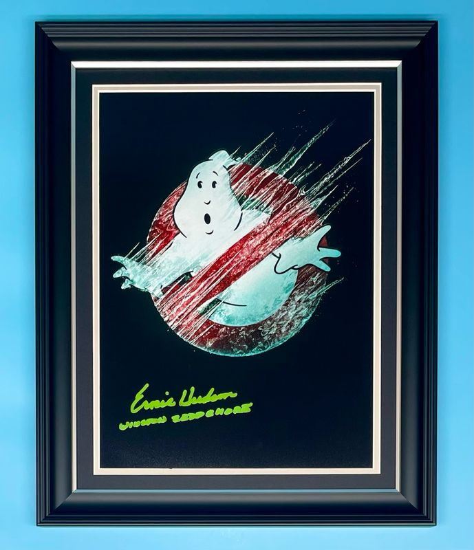 Ernie Hudson Signed Photo In Luxury Handmade Wooden Frame With Beckett Verification & AFTAL Member Certificate Of Authenticity Autograph Movie Film TV Memorabilia Ghostbusters Poster