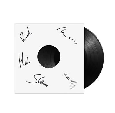 Embrace SIGNED & NUMBERED - OUT OF NOTHING - Live at Kirkstall Abbey Test Pressing Vinyl Hand Signed Limited Edition & AFTAL Member Certificate Of Authenticity Autographed Music Memorabilia
