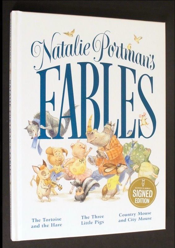 SIGNED Natalie Portman Hand Signed First Edition Hardback Hardcover Book - Fables