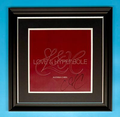 Alessia Cara Signed Photo In Luxury Handmade Wooden Frame & AFTAL Member Certificate Of Authenticity Love & Hyperbole Poster Music Memorabilia Autograph Auto
