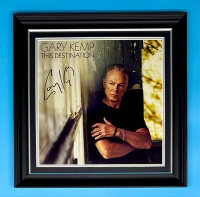 Gary Kemp Signed Photo In Luxury Handmade Wooden Frame & AFTAL Member Certificate Of Authenticity This Destination Poster Music Memorabilia Autograph Auto