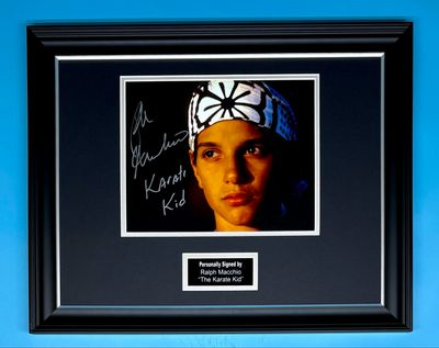 Ralph Macchio Signed Photo In Luxury Handmade Wooden Frame & AFTAL Member Certificate Of Authenticity Karate Kid Poster Movie Film TV Memorabilia Autograph Auto