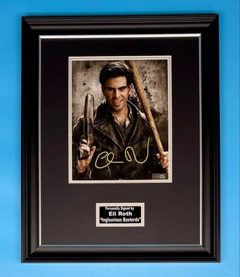 Eli Roth Signed Photo In Luxury Handmade Wooden Frame & AFTAL Member Certificate Of Authenticity Inglourious Basterds Poster Movie Film TV Memorabilia Autograph Auto