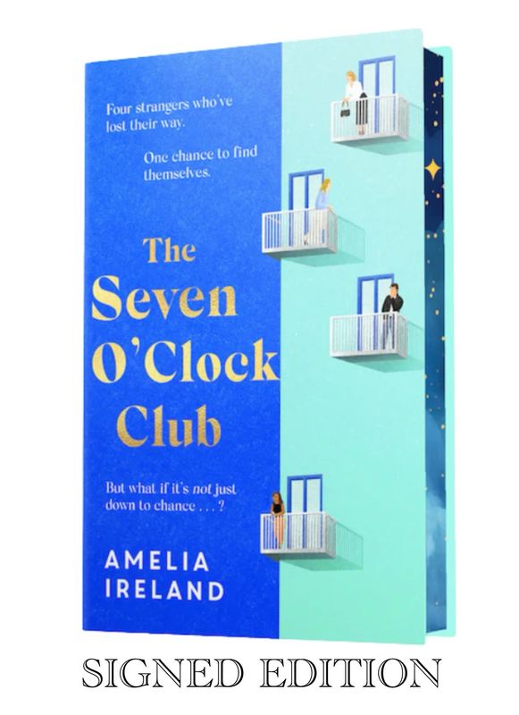 SIGNED & NUMBERED Amelia Ireland The Seven O’Clock Club Hand Signed Goldsboro Limited Edition 193/1500 Hardback Hardcover Novel Book Autographed Memorabilia COA AFTAL