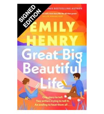 SIGNED Emily Henry Great Big Beautiful Life Hand Signed First Edition Hardback Hardcover Book Autographed Novel Memorabilia COA AFTAL