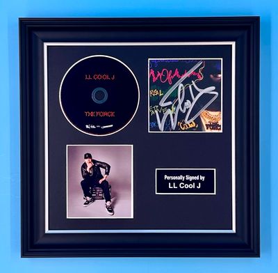 LL Cool J Signed Photo & CD In Luxury Handmade Wooden Frame & AFTAL Member Certificate Of Authenticity The Force Poster Music Memorabilia Autograph Auto