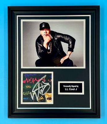 LL Cool J Signed Photo In Luxury Handmade Wooden Frame & AFTAL Member Certificate Of Authenticity The Force Poster Music Memorabilia Autograph Auto