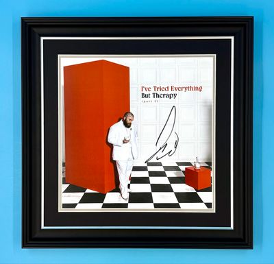 Teddy Swims Signed Photo In Luxury Handmade Wooden Frame & AFTAL Member Certificate Of Authenticity I’ve Tried Everything But Therapy Poster Music Memorabilia Autograph Auto