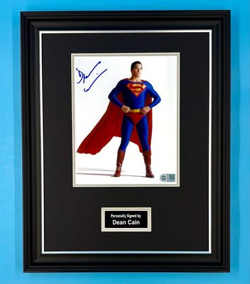 Dean Cain Signed Photo In Luxury Handmade Wooden Frame With SWAU Verification & AFTAL Member Certificate Of Authenticity Superman Poster Movie Film TV Memorabilia Autograph Auto