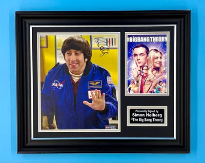 Simon Helberg Signed Photo In Luxury Handmade Wooden Frame & AFTAL Member Certificate Of Authenticity The Big Bang Theory Poster Movie Film TV Memorabilia Autograph Auto