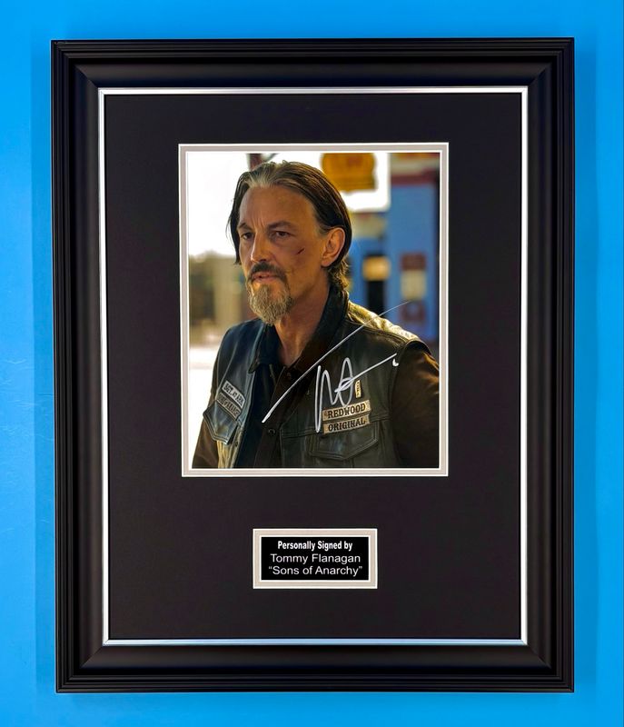 Tommy Flanagan Signed Photo In Luxury Handmade Wooden Frame & AFTAL Member Certificate Of Authenticity Sons Of Anarchy Poster Movie Film TV Memorabilia Autograph Auto