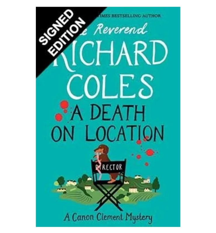 SIGNED The Reverend Richard Coles A Death on Location Hand Signed First Edition Hardback Hardcover Book 2025