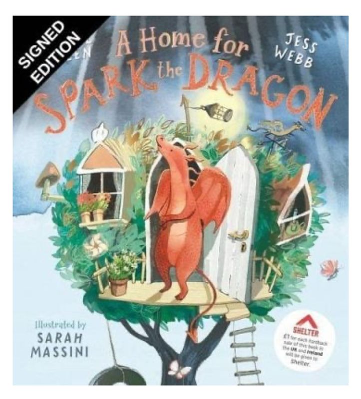SIGNED Michael Sheen - A Home for Spark the Dragon - Hand Signed First Edition Hardback Hardcover Children’s Picture Book 2025 Certified