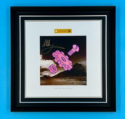 Level 42 Signed Photo In Luxury Handmade Wooden Frame & Certificate Of Authenticity World Machine Poster Music Memorabilia Autograph Auto