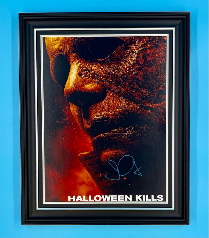 John Carpenter Signed Photo In Luxury Handmade Wooden Frame & Certificate Of Authenticity Halloween Poster Movie Film TV Memorabilia Autograph Auto
