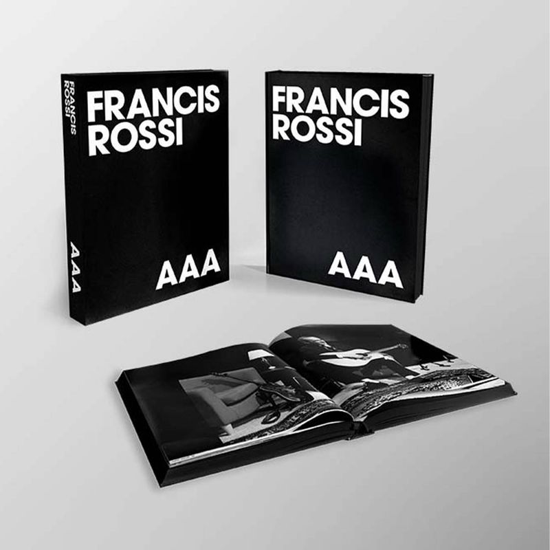 SIGNED & NUMBERED Francis Rossi “AAA“ Limited Edition Slipcased Hardback Hardcover Book Certified Status Quo Music Memorabilia Signature Autograph