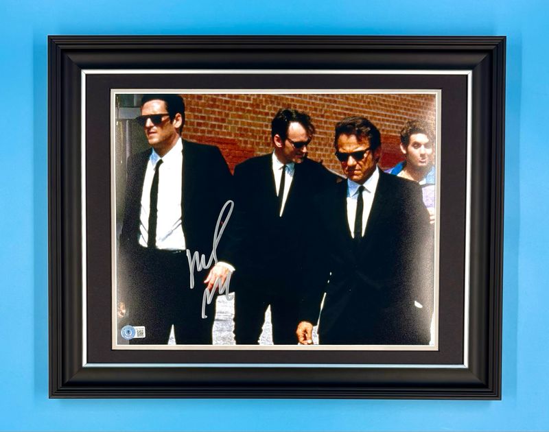 Michael Madsen Signed Photo In Luxury Handmade Wooden Frame With Beckett Verification & Certificate Of Authenticity Movie Film TV Memorabilia Autograph Auto Reservoir Dogs Poster