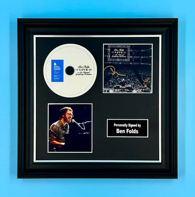 Ben Folds Signed Photo & CD In Luxury Handmade Wooden Frame & Certificate Of Authenticity Music Memorabilia Autograph Auto Live With The National Symphony Orchestra Poster Ben Folds Signed Photo & CD In Luxury Handmade Wooden Frame & Certificate Of Authenticity Music Memorabilia Autograph Auto Live With The National Symphony Orchestra Poster