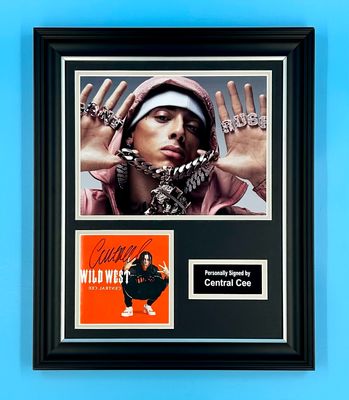 Central Cee Signed Photo In Luxury Handmade Wooden Frame & Certificate Of Authenticity Music Memorabilia Autograph Auto Wild West Poster