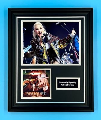 Gwen Stefani Signed Photo In Luxury Handmade Wooden Frame & Certificate Of Authenticity Music Memorabilia Autograph Auto Bouquet Poster Gwen Stefani Signed Photo In Luxury Handmade Wooden Frame & Certificate Of Authenticity Music Memorabilia Autograph Auto Bouquet Poster