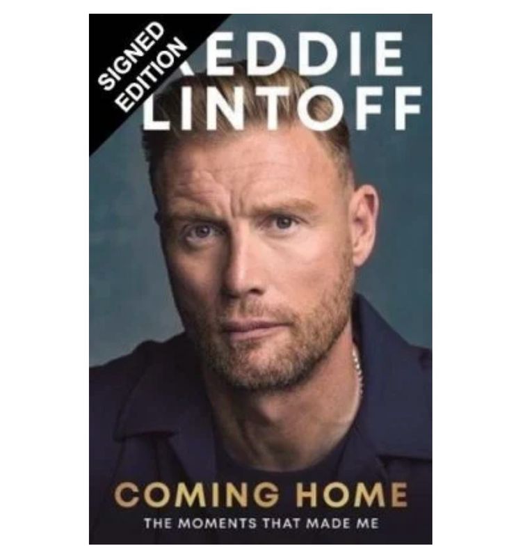 SIGNED Freddie Flintoff Book Coming Home : The Moments That Made Me First Edition Hardcover & COA Memorabilia Autograph Auto