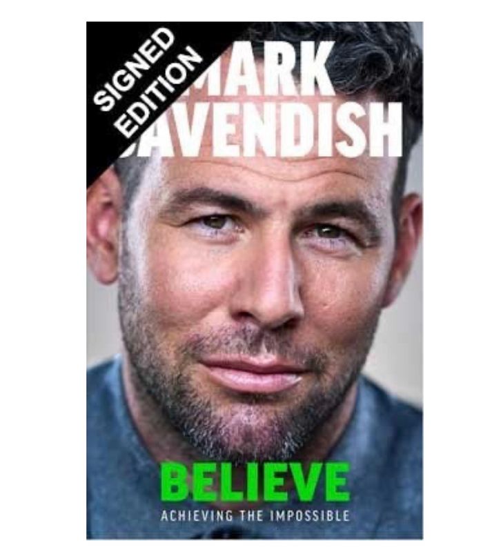 SIGNED Mark Cavendish Book Believe : Achieving The Impossible First Edition Hardcover & COA Memorabilia Autograph Auto