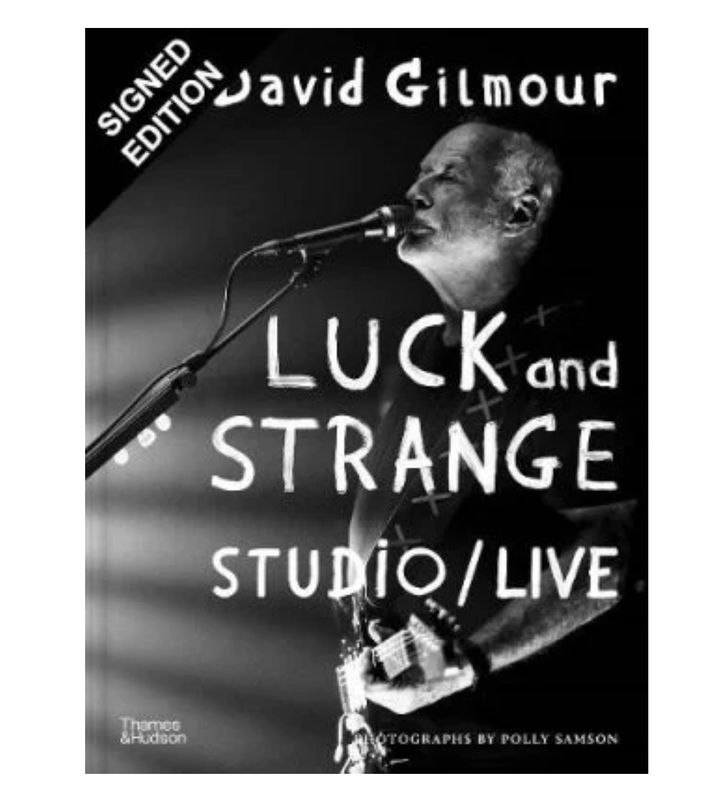 SIGNED David Gilmour & Polly Samson Book Luck And Strange : Studio/Live First Edition Hardcover & COA Memorabilia Autograph Auto