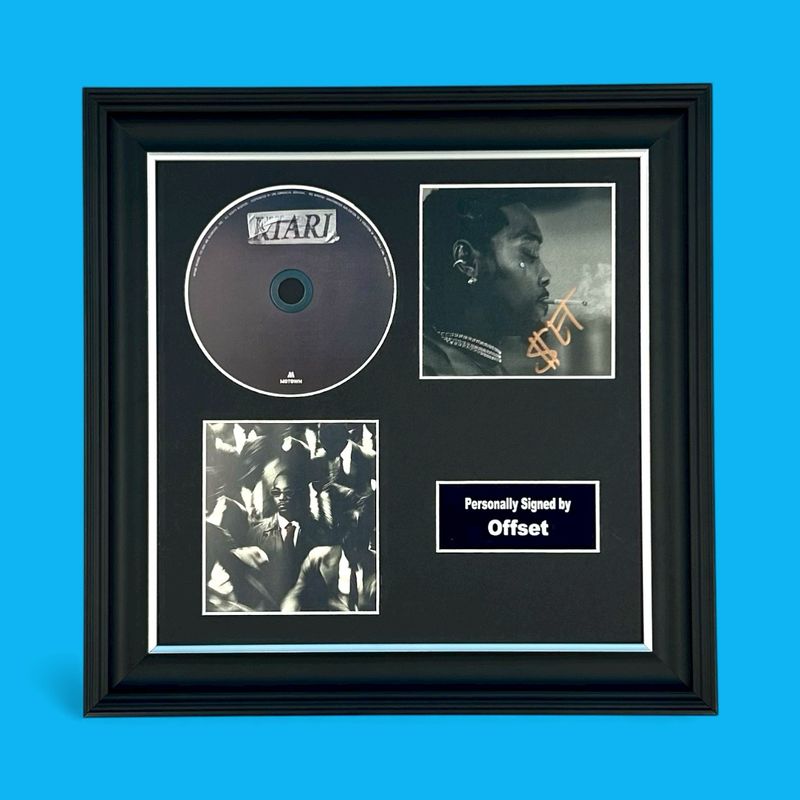 Offset Hand Signed “Kiari” Photo & CD In Luxury Handmade Wooden Frame & Certificate Of Authenticity Autograph Music Memorabilia Poster Offset Hand Signed “Kiari” Photo & CD In Luxury Handmade Wooden Frame & Certificate Of Authenticity Autograph Music Memorabilia Poster