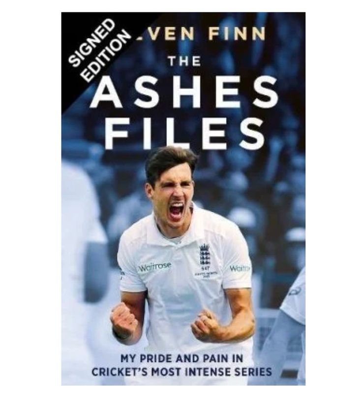 SIGNED Steven Finn Book The Ashes Files : My Pride And Pain In Cricket’s Most Intense Series First Edition Hardcover & COA Memorabilia Autograph Auto